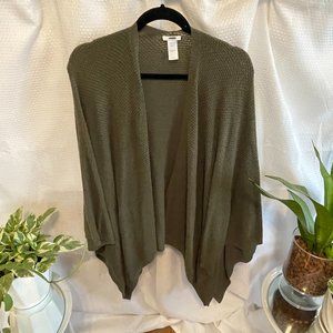 Olive Green Knit Cardigan